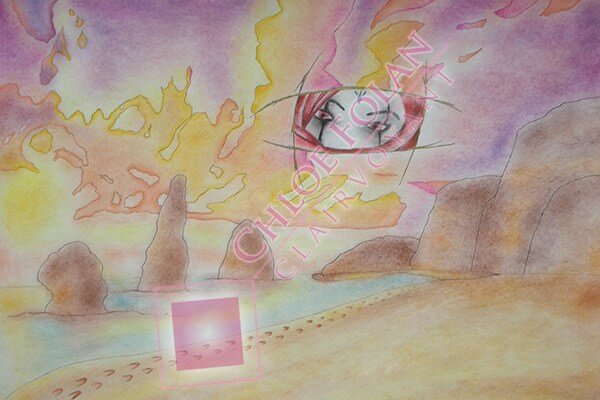 Artwork with watermark overlaid.